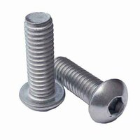 MBSC812525S M8-1.25 X 25 mm Button Socket Cap Screw, Coarse, ISO 7380, 18-8 (A2) Stainless